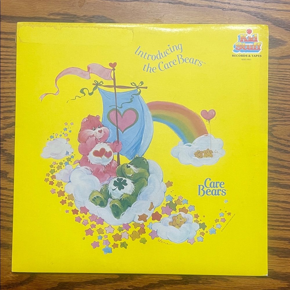 Care Bears Vinyl Record Introducing the Care Bears KSS5951 LP 33